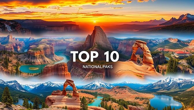 Top 10 National Parks in the USA Nature's Wonders