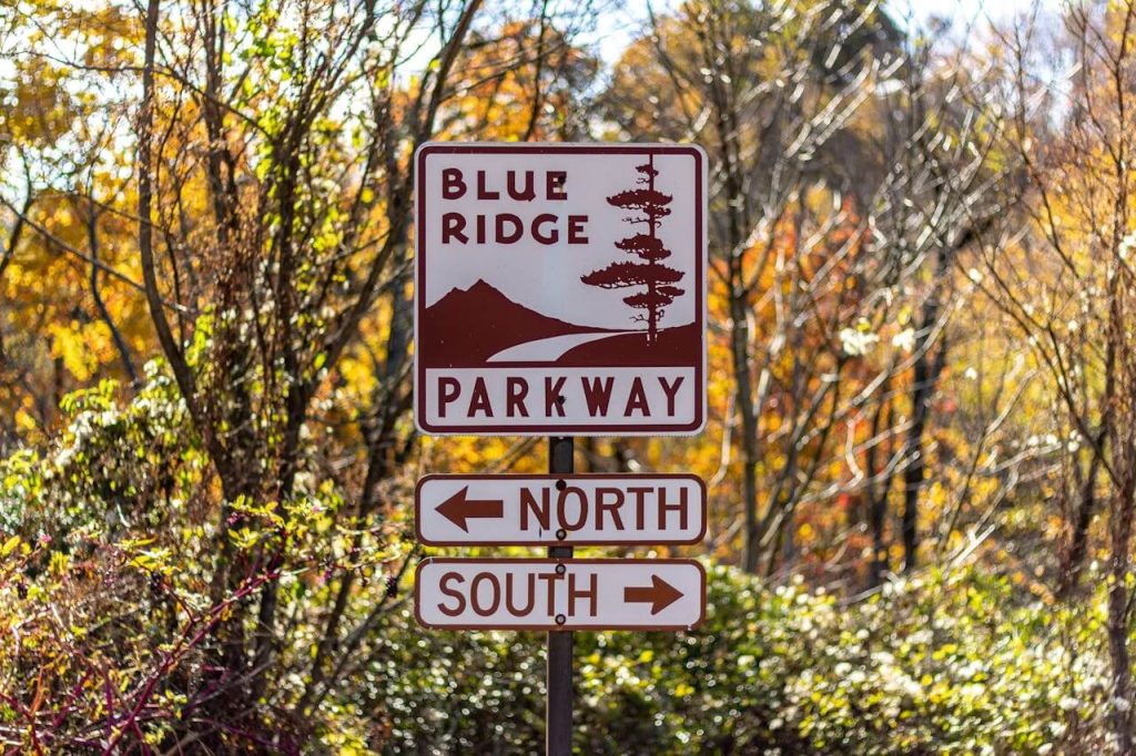 Blue Ridge Parkway in the USA