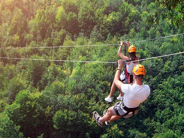 Experiencing The Thrill of Zip-lining in Blue Ridge