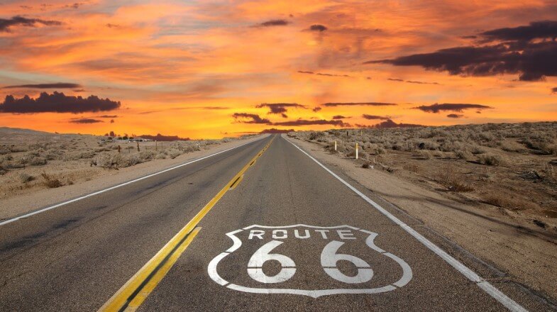 Route 66 the United States of America